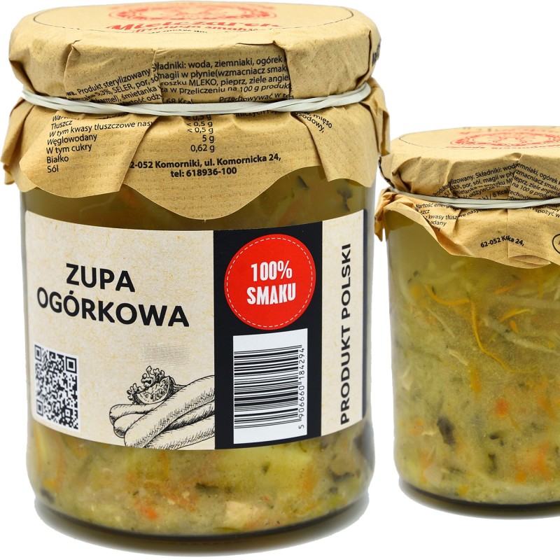 Mielczarek ZUPA OGÓRKOWA  gotowe danie WYSTARCZY PODGRZAĆ 490G